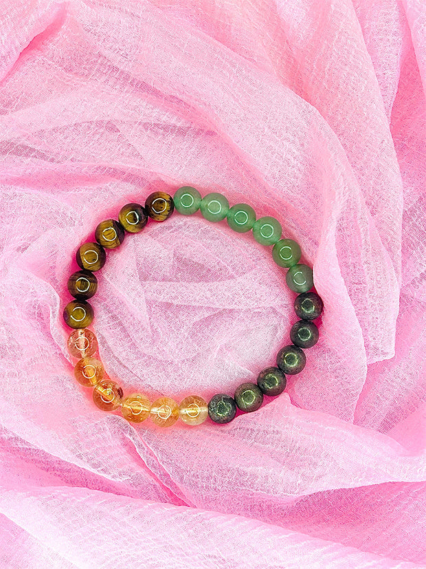 Radha Jaap Authentic Money Magnet Bracelet + FREE 7 Chakras Lava Bracelet + Virat Kohli & Anushka Sharma Digital Jap Counter