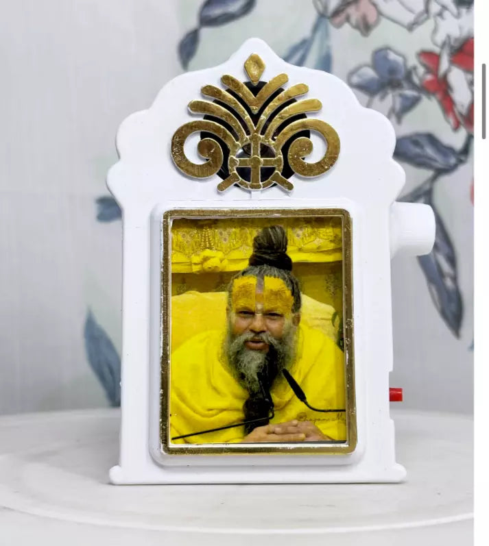 Radha Bhakti Box™ Voice by Shri Premanand Maharaj - Auto Chanting 6 Mantra Device For Home